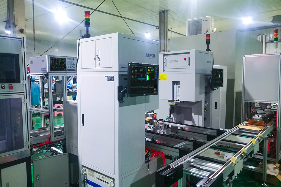 空調(diào)風(fēng)扇無刷電機(jī)加載在線檢測(cè)應(yīng)用現(xiàn)場(chǎng)