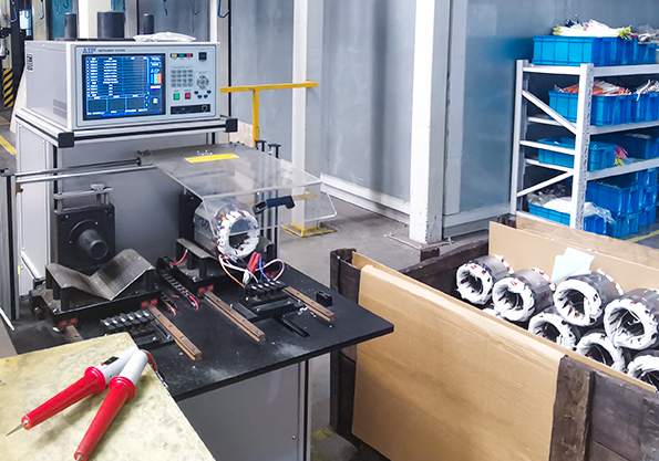 水泵電機定子綜合測試系統(tǒng)應(yīng)用現(xiàn)場