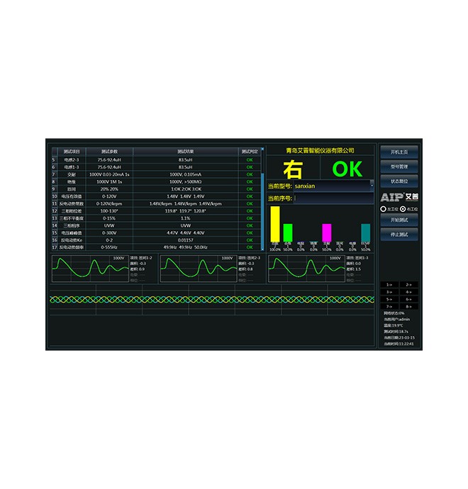 軍工電機(jī)測試系統(tǒng)