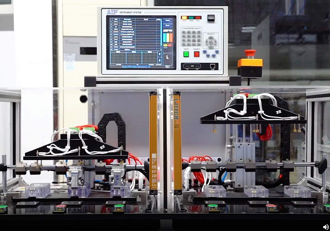 小家電罩極電機(jī)測試設(shè)備應(yīng)用現(xiàn)場—AIP艾普